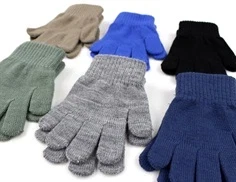 Name It dark denim mix fingervanter akryl (6-pak)